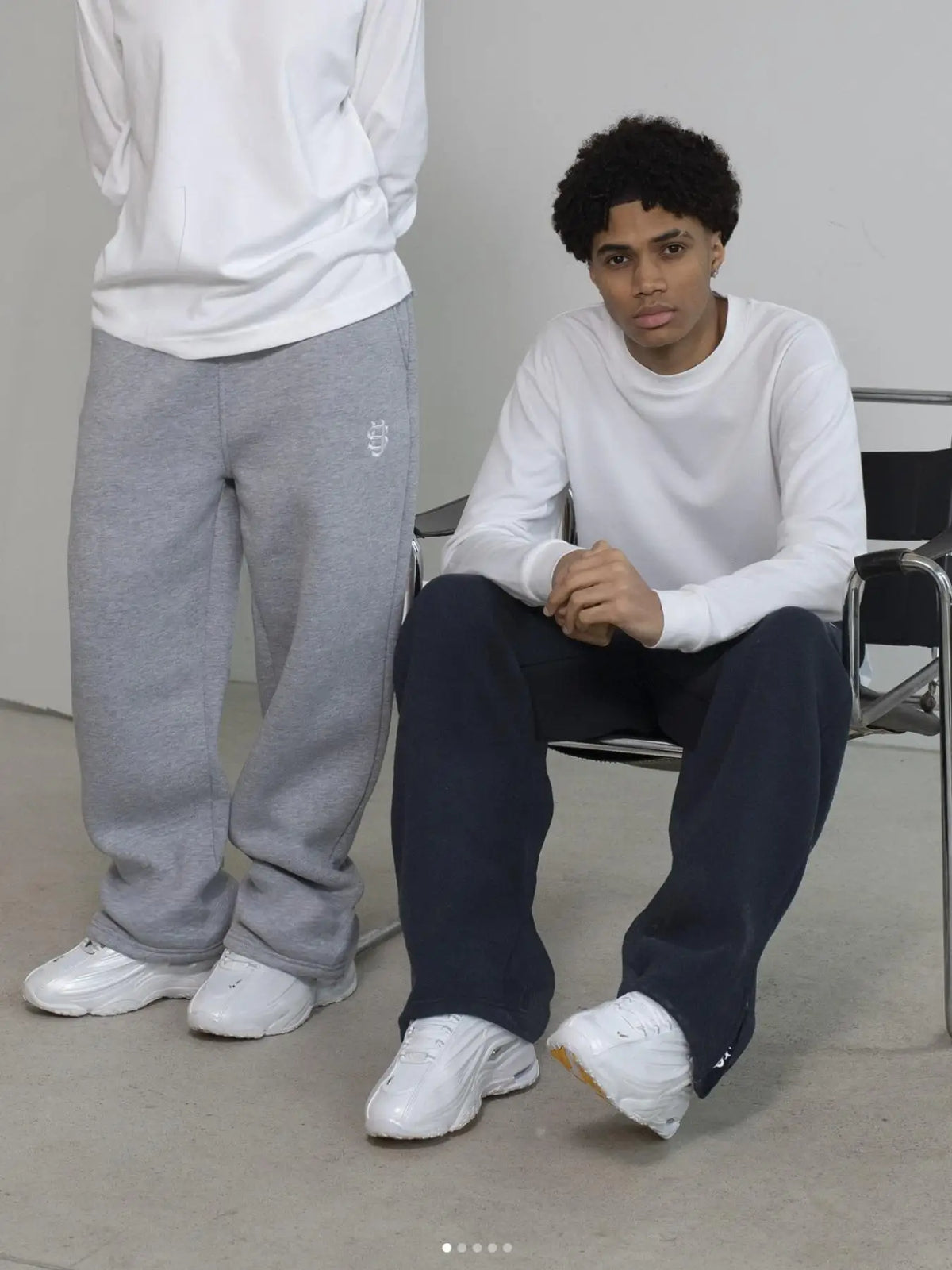 Men's Y2K Zip-Embellished Fleece Joggers Retro Streetwear