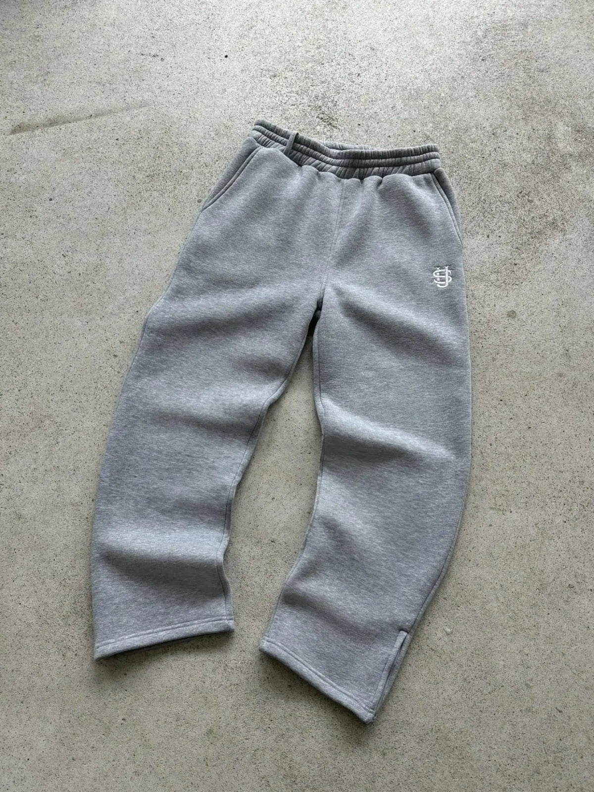 Men's Y2K Zip-Embellished Fleece Joggers Retro Streetwear